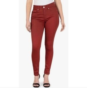 Seven tummyless high rise skinny pants in fired brick Size 4